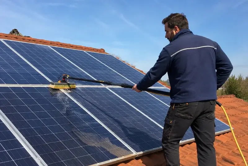 Nettoyage et entretien de panneaux solaires à Goxwiller